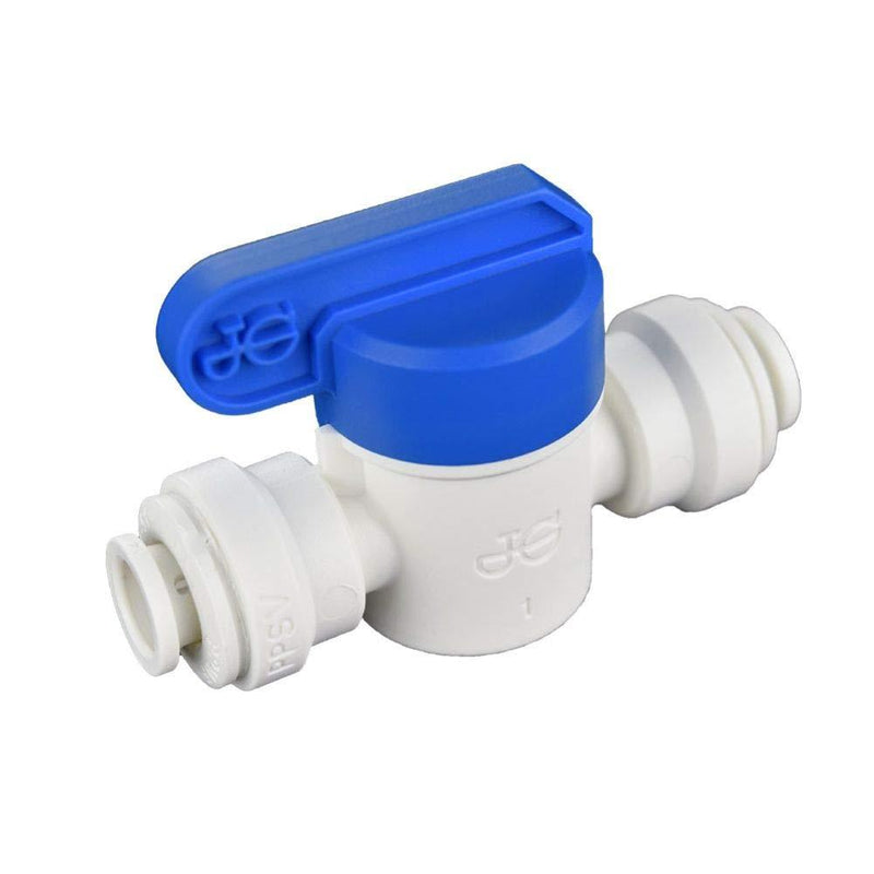 John Guest Polypropylene Ball Valve PPSV040808W - 1/4" Tube OD x 1/4" Tube OD (BALLVAL1-4) - NewNest Australia