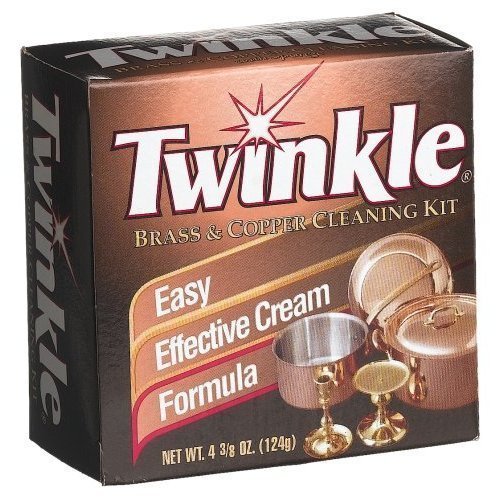 Twinkle Brass & Copper Cleaning Kit, Easy Effective Cream Formula, 4.38-Ounce Box (Pack of 2) - NewNest Australia