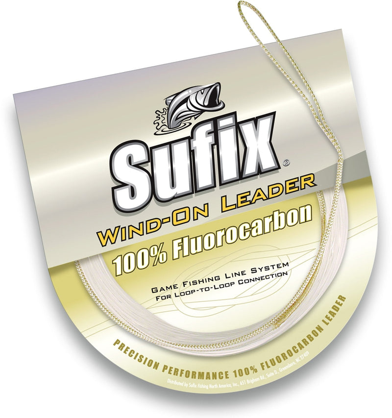 Sufix Wind-On Fluorocarbon Leader Fishing Line-33-Feet Leader (Clear, 30-Pound) - NewNest Australia