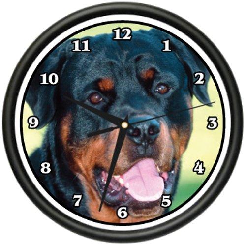 NewNest Australia - Rottweiler Wall Clock Dog Doggie pet Breed Gift 