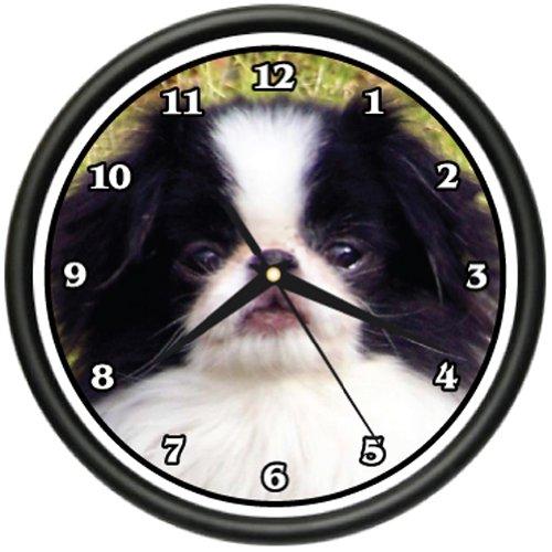 NewNest Australia - Japanese Chin Wall Clock Dog Doggie pet Breed Gift 