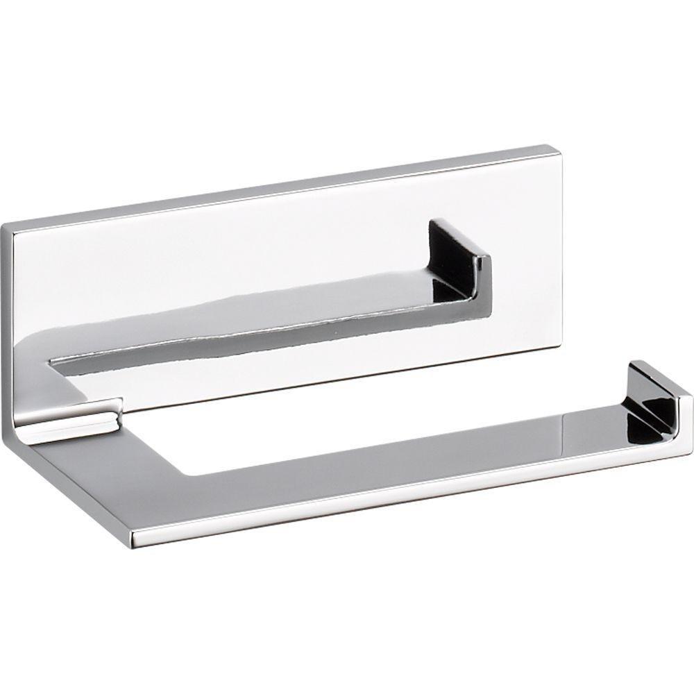 Delta Faucet 77750 Vero Toilet Paper Holder, 3.63 x 6.00 x 2.21 inches, Polished Chrome - NewNest Australia