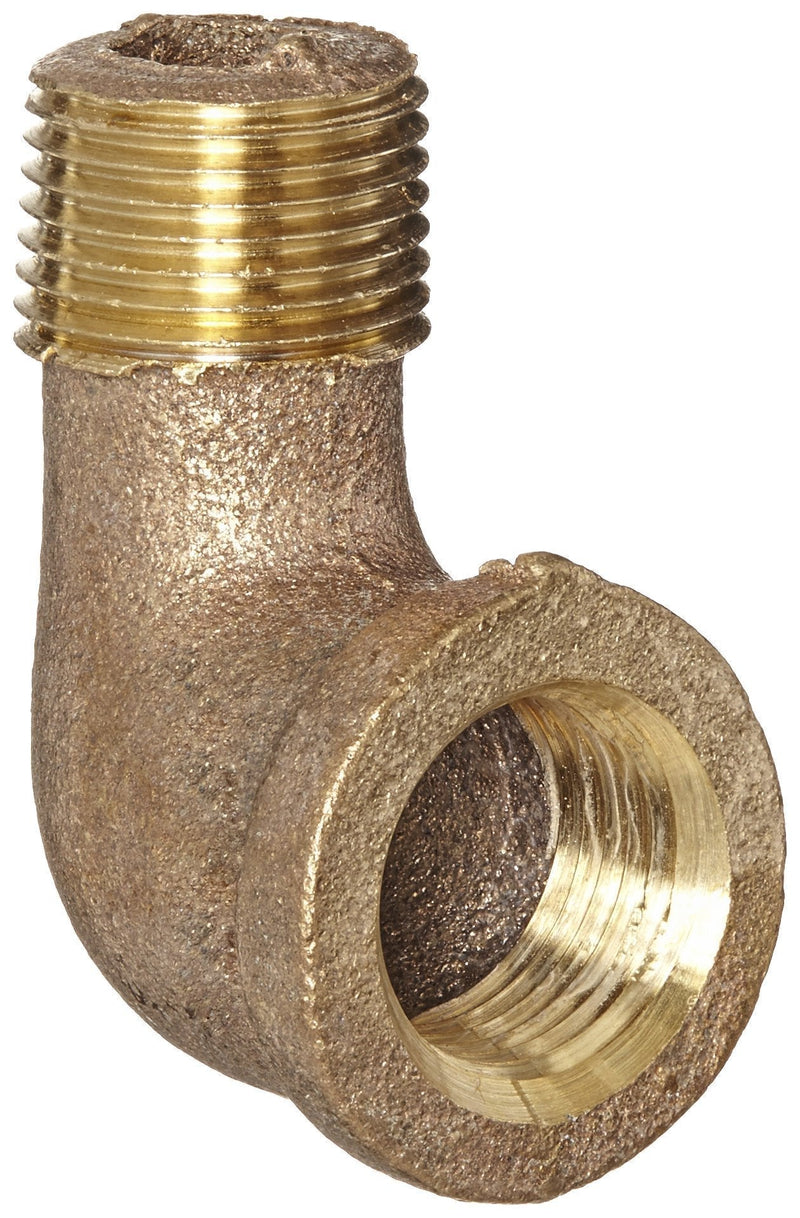 Anderson Metals 38116 Red Brass Pipe Fitting, 90 Degree Street Elbow, 3/8" Female x 3/8" Male - NewNest Australia