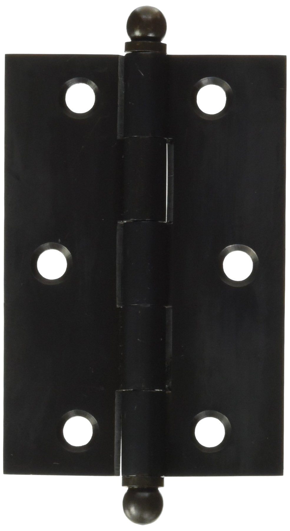 Deltana CH3020U10B Solid Brass 3-Inch x 2-Inch Cabinet Hinge with Ball Tips Oil-Rubbed Bronze - NewNest Australia