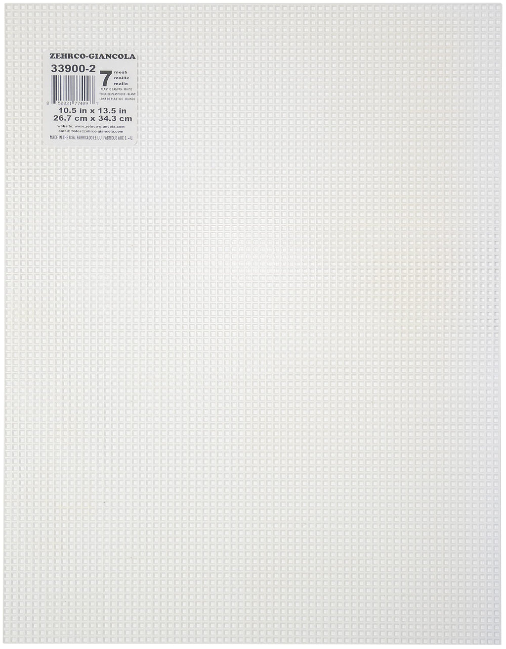 Darice Plastic Mesh Canvas - White - 10.5 x 13.5 10 x 13 inches - NewNest Australia