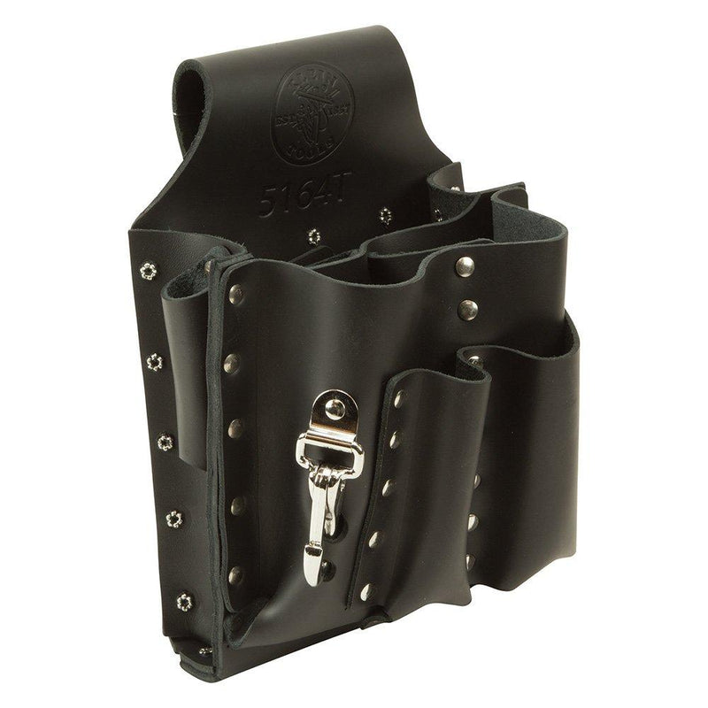 Klein Tools 5164T Tool Pouch, Tunnel Loop, 8 Pockets 8-Pocket Leather/Loop - NewNest Australia