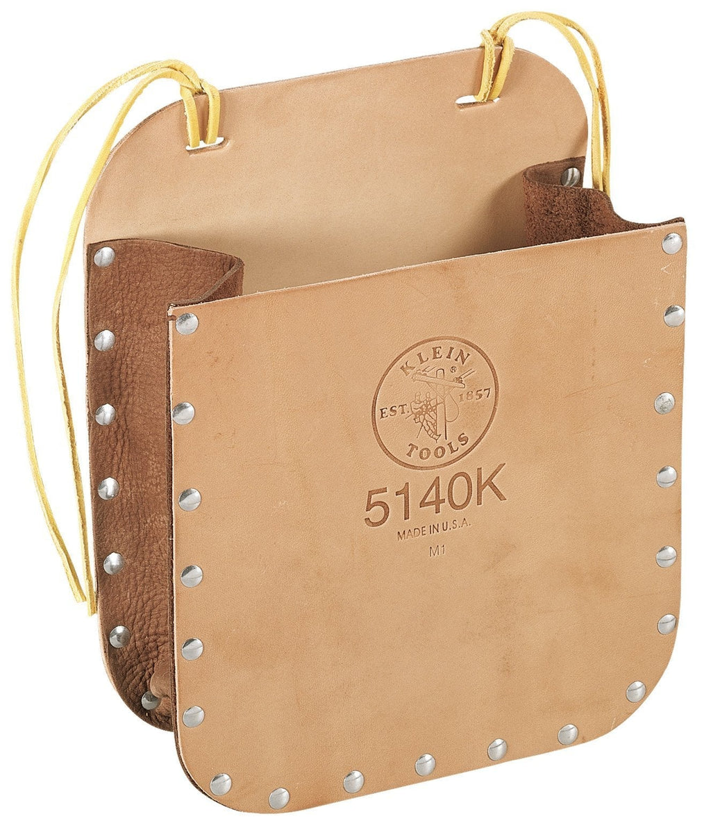 Klein Tools 5140K Strap Leather Bag Made Entirely of Riveted Leather with Pliable Leather Gussets to Allow for Expansion - NewNest Australia