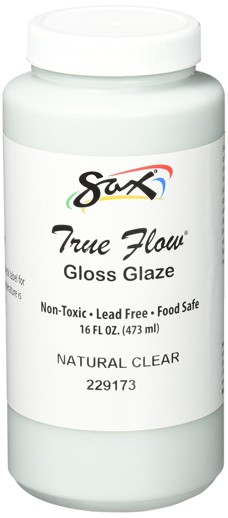 Sax 229173 True Flow Gloss Glaze - 1 Pint - Natural Clear - NewNest Australia
