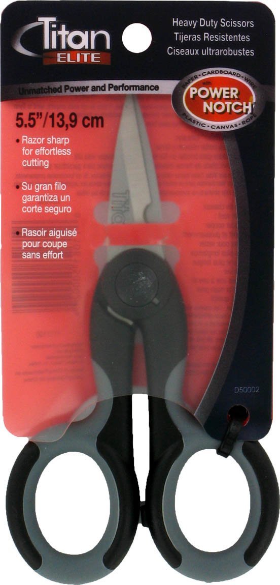 Titan 5-1/2-Inch Heavy Duty Scissor with Power Notch - NewNest Australia