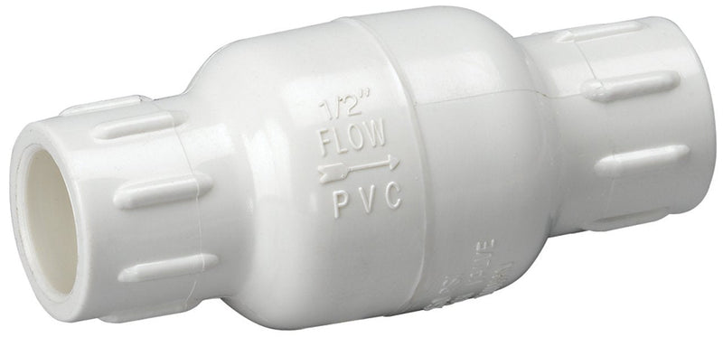 Homewerks VCK-P40-E3B In-Line Check Valve, Solvent x Solvent, PVC Schedule 40, 1/2-Inch - NewNest Australia