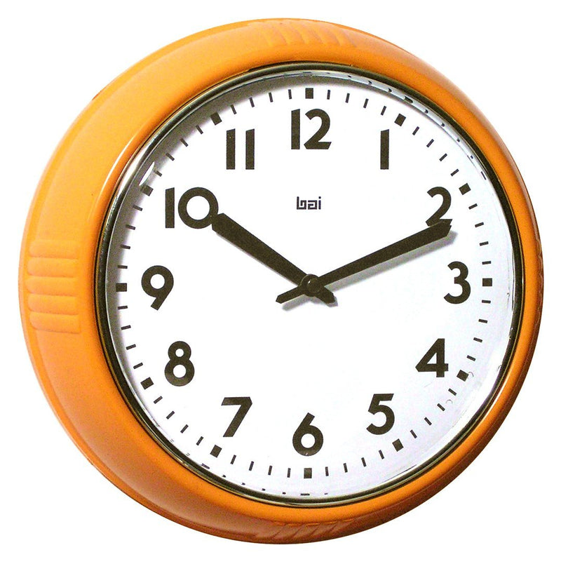 NewNest Australia - BAI School Wall Clock, Orange 