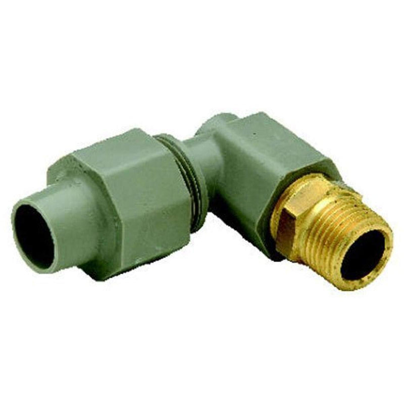 WATTS BRASS & TUBULAR QBEA33MNG 1/2" Male Pipe Thread Elbow Adapter - NewNest Australia