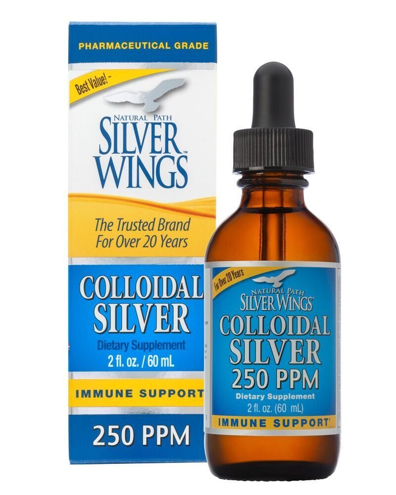 Natural Path Silver Wings Colloidal Silver Mineral 250 PPM, 2oz (CS1A) - NewNest Australia