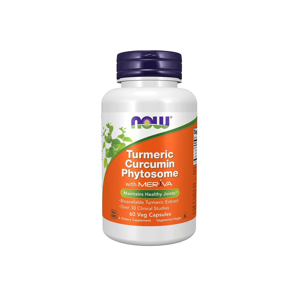 NOW Supplements, Curcumin Phytosome, Bio-Enhanced Turmeric Extract, 60 Veg Capsules - NewNest Australia