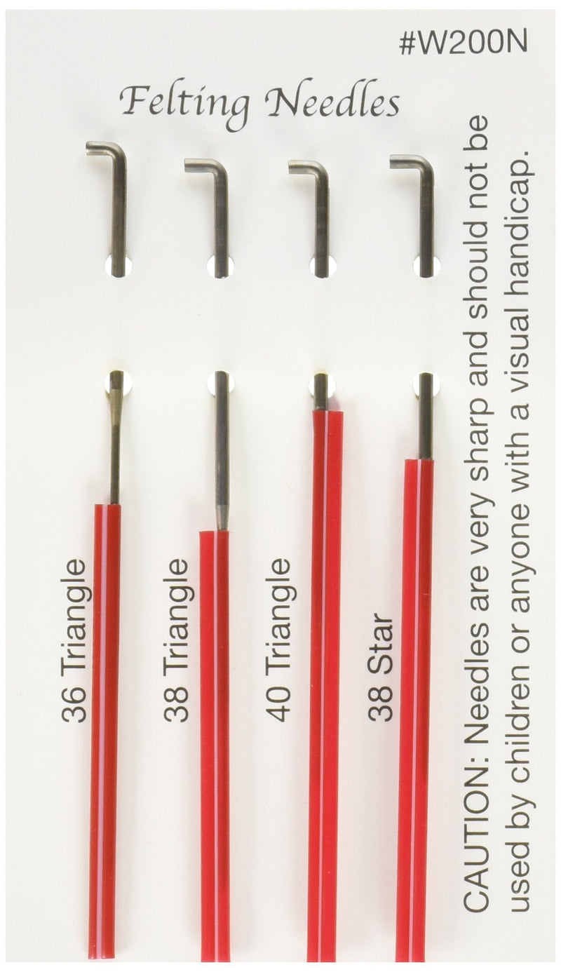 Wistyria Editions W200N Felting Needle, 4-Pack 5.75 x 3 x 0.13 - NewNest Australia