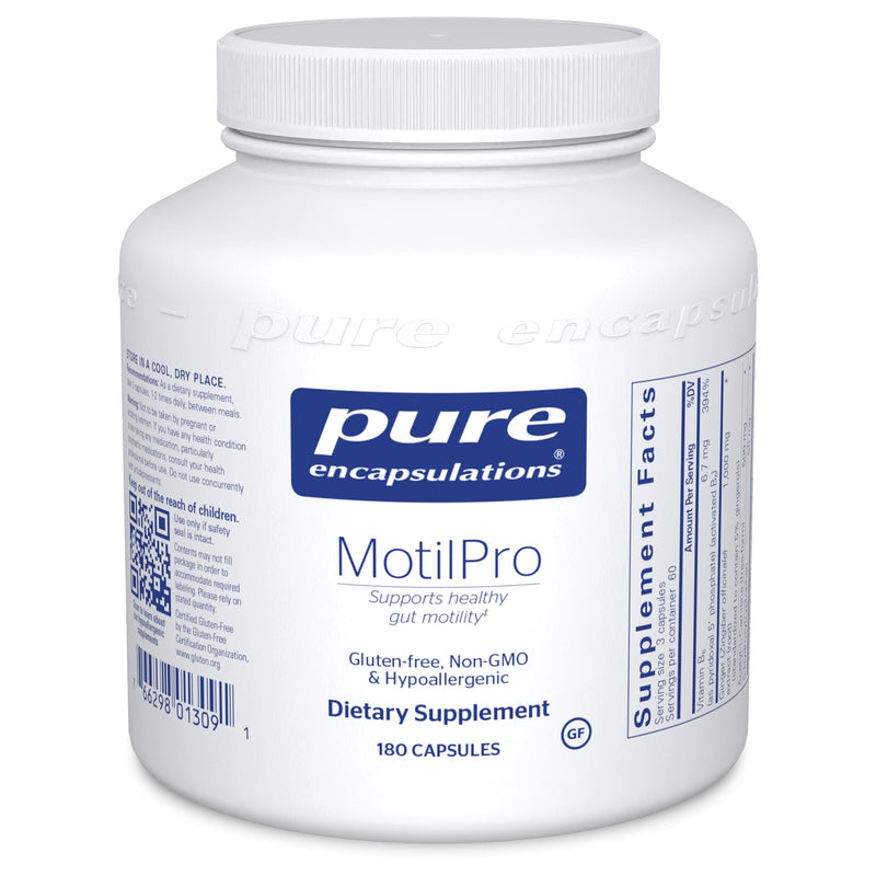 Pure Encapsulations MotilPro | Hypoallergenic Dietary Supplement to Promote Healthy Gut Motility* | 180 Capsules Standard Packaging - NewNest Australia