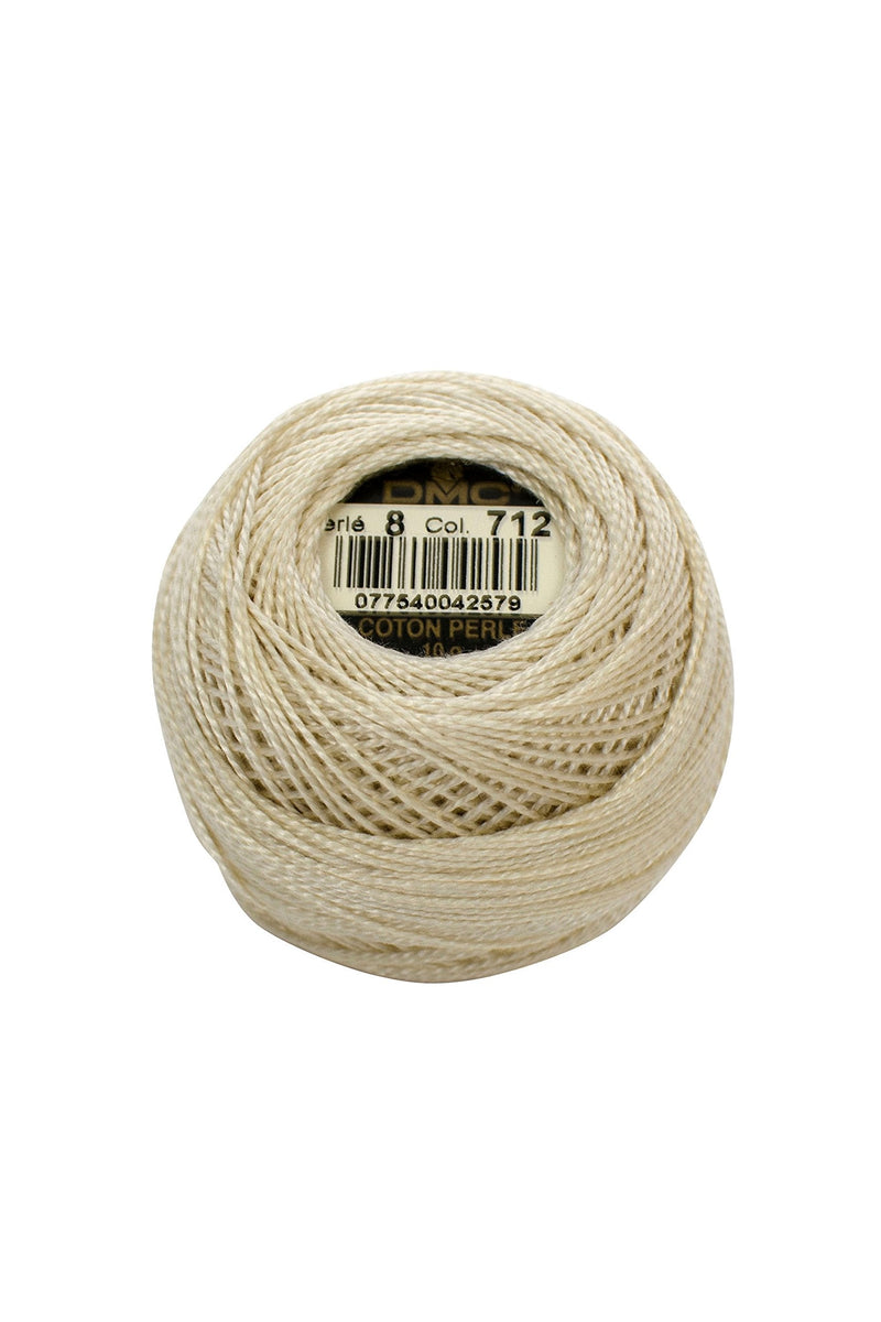 DMC 116 8-712 Pearl Cotton Thread Balls, Cream, Size 8 - NewNest Australia