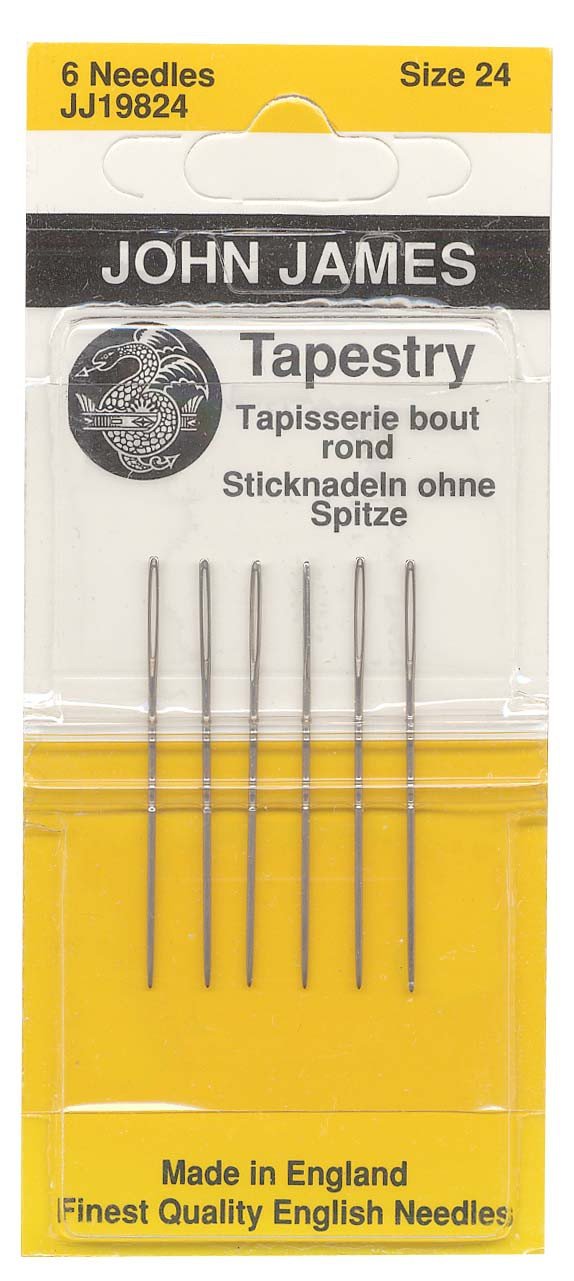 Colonial Needle Tapestry Hand Needles-Size 24 6/Pkg - NewNest Australia