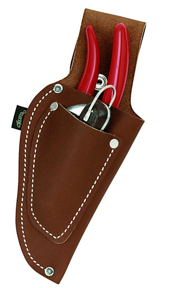 Weaver Leather Arborist Pistol Type Pruner Pouch with Knife Pouch , Brown - NewNest Australia