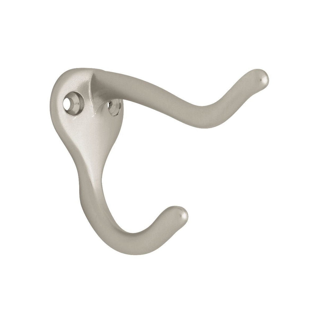 NewNest Australia - Coat and Hat Hook, Satin Nickel, 1 Pack, Packaging May Vary Single 