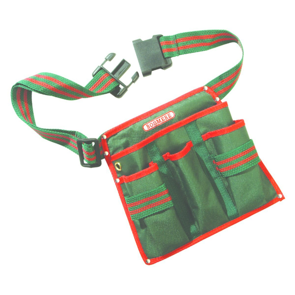 Bosmere N543 4-Pocket Pruner Tool Belt, Fits Waist from 32-Inch to 44-Inch, Green with Red Piping - NewNest Australia