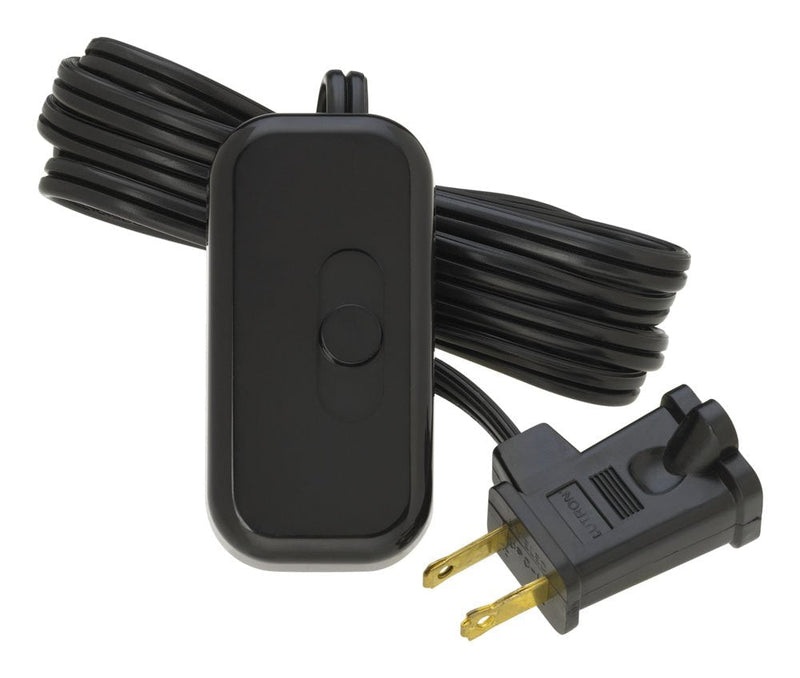 Lutron Credenza LED+ Plug-In Lamp Dimmer Switch for dimmable LED, Halogen and Incandescent Bulbs | TTCL-100H-BL | Black - NewNest Australia