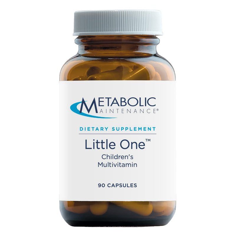 Metabolic Maintenance Little One - Children's Multivitamin with Iron, Kids 6-12 yrs - Active B Vitamins, Minerals + Vitamin D for Immune + Bone Health (90 Small Sized Capsules) - NewNest Australia