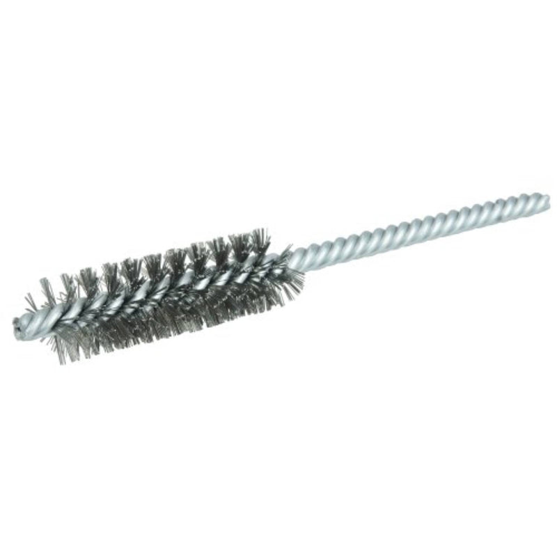 Weiler 21109 0.008" Wire Size, 5/8" Diameter, 5" Length, Steel Bristles, Double Stem Double Spiral Power Tube Brush, Made in the USA 0.008 Wire Size - NewNest Australia