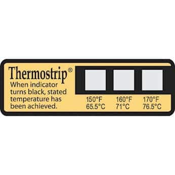 Digi-Sense Irreversible Thermostrip Disinfection Indicator, 150-170F/65-77C; 16/Pk - NewNest Australia
