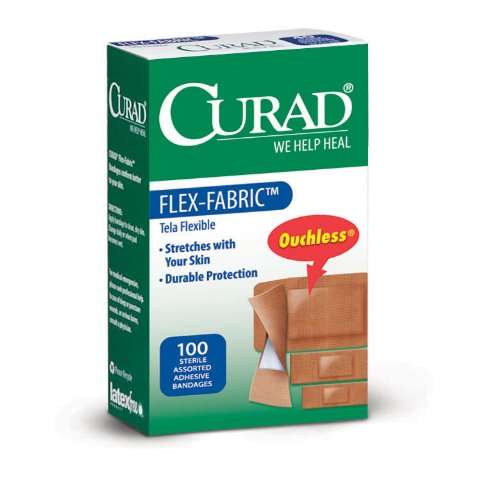 Flex Fabric Bandages, Assorted Sizes, 100 per Box - NewNest Australia