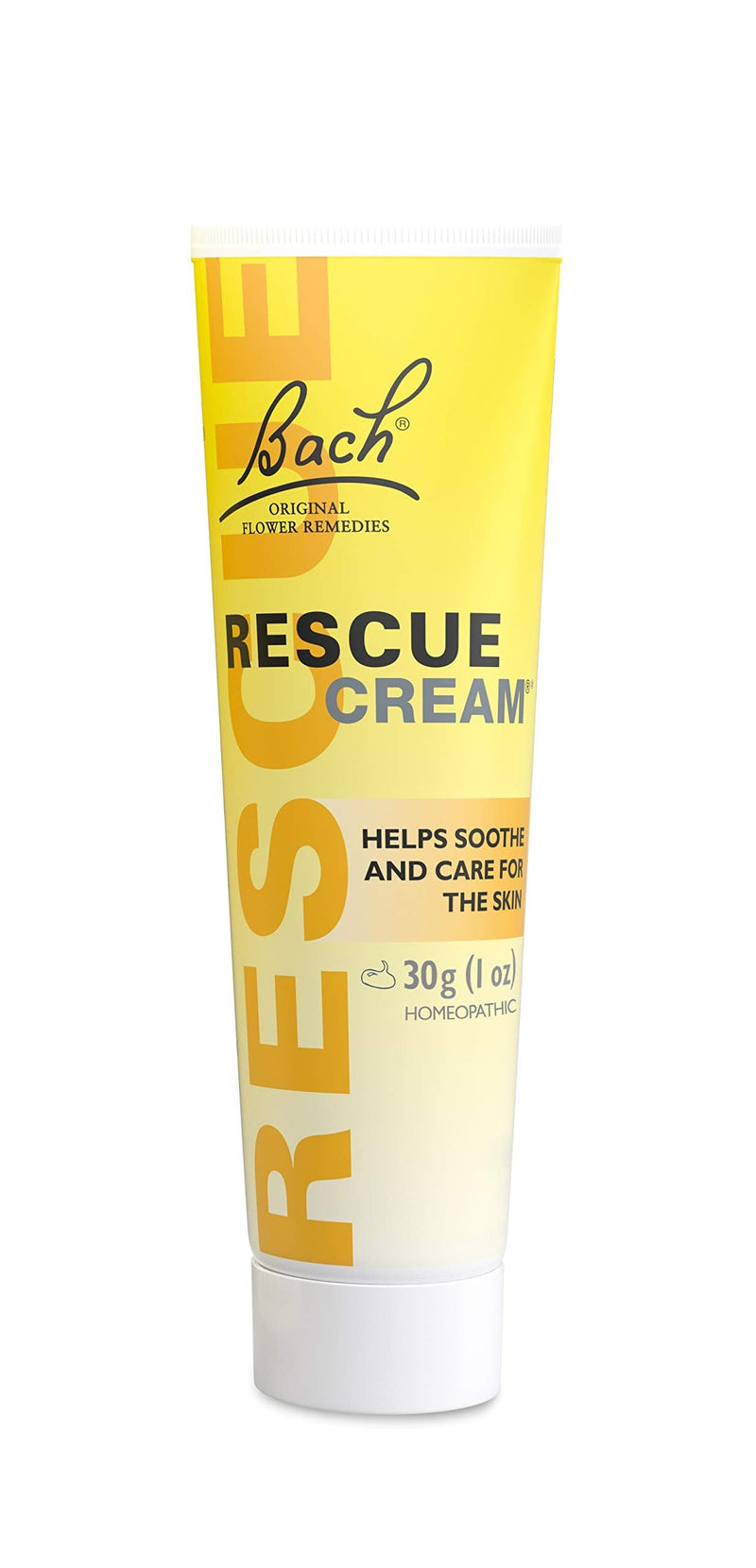 Bach RESCUE Cream, Hydrating Skincare for Hands, Body and Face, Shea Butter, Homeopathic Flower Remedy, Fragrance-Free, Paraben-Free, 30g - NewNest Australia