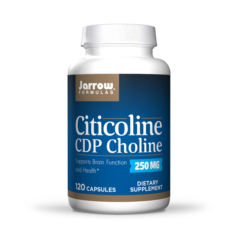 Jarrow Formulas Citicoline (CDP Choline) 250 mg - 120 Capsules - Supports Brain Health & Attention Performance - Up to 120 Servings ( Packaging May Vary ) - NewNest Australia