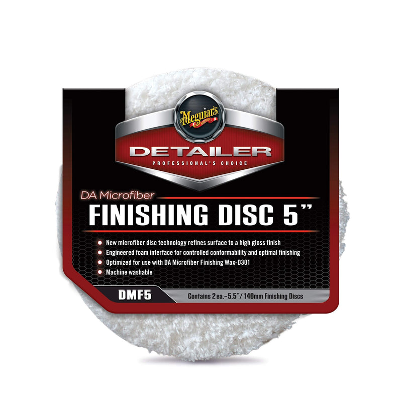 Meguiar's DMF5 DA 5" Microfiber Finishing Disc, 2 Pack - NewNest Australia