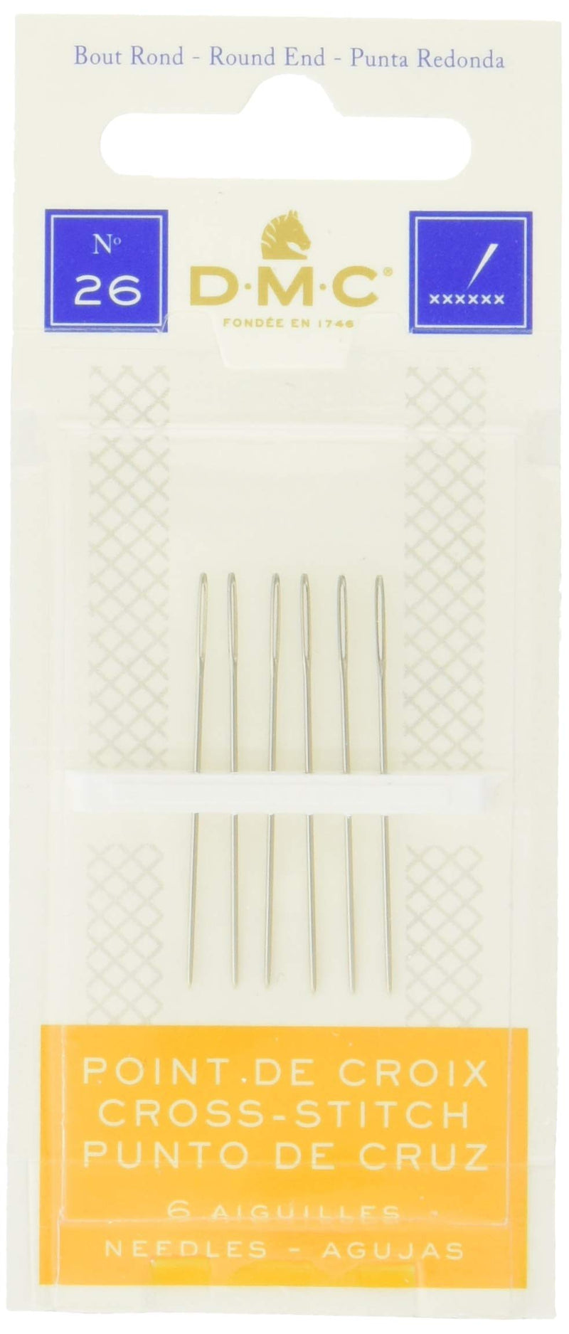 DMC Size 26 Cross Stitch Needles(6) - NewNest Australia