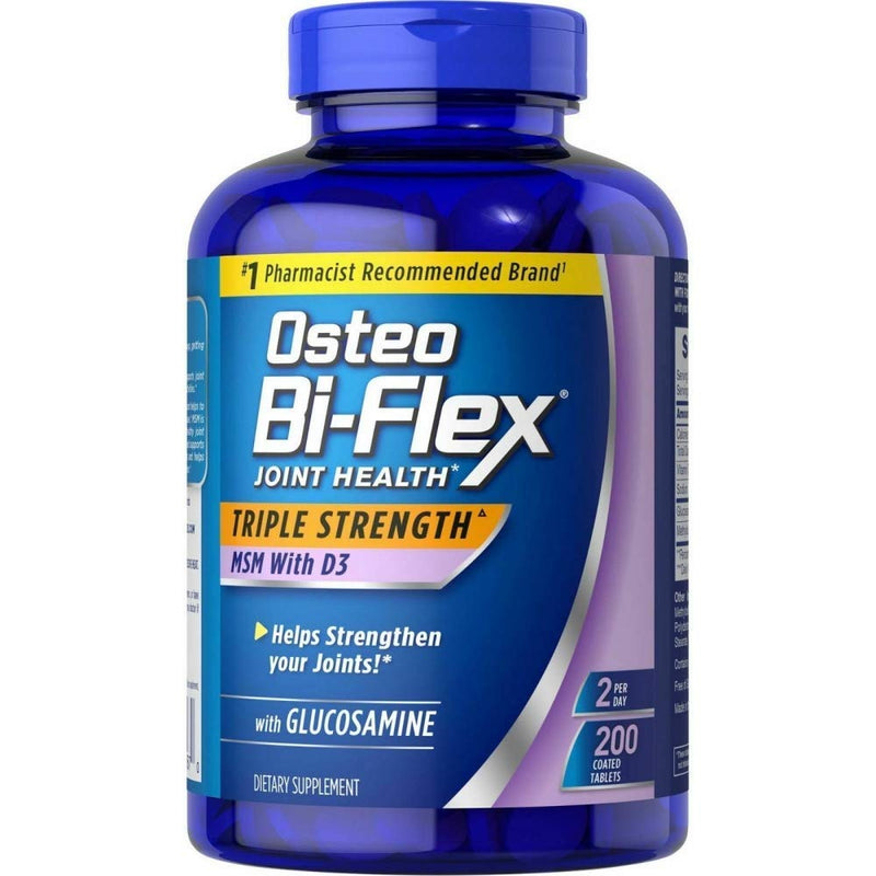 Osteo Bi Osteo Bi Flex Supplement Glucosmine 1500 Mg Vitamin D 1000IU (200Count), 200Count - NewNest Australia