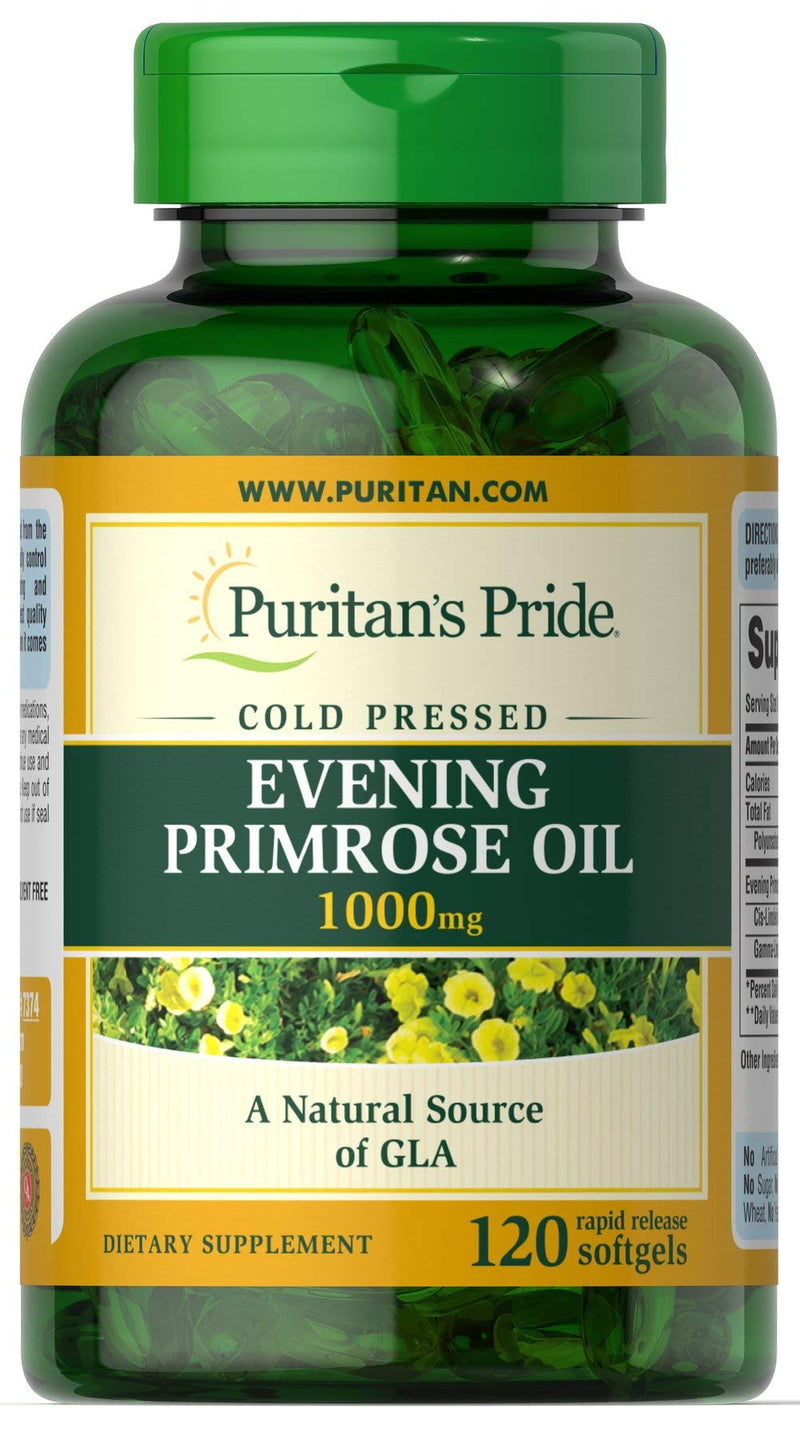 Puritans Pride Evening Primrose Oil 1000 Mg with Gla, 120 Count - NewNest Australia