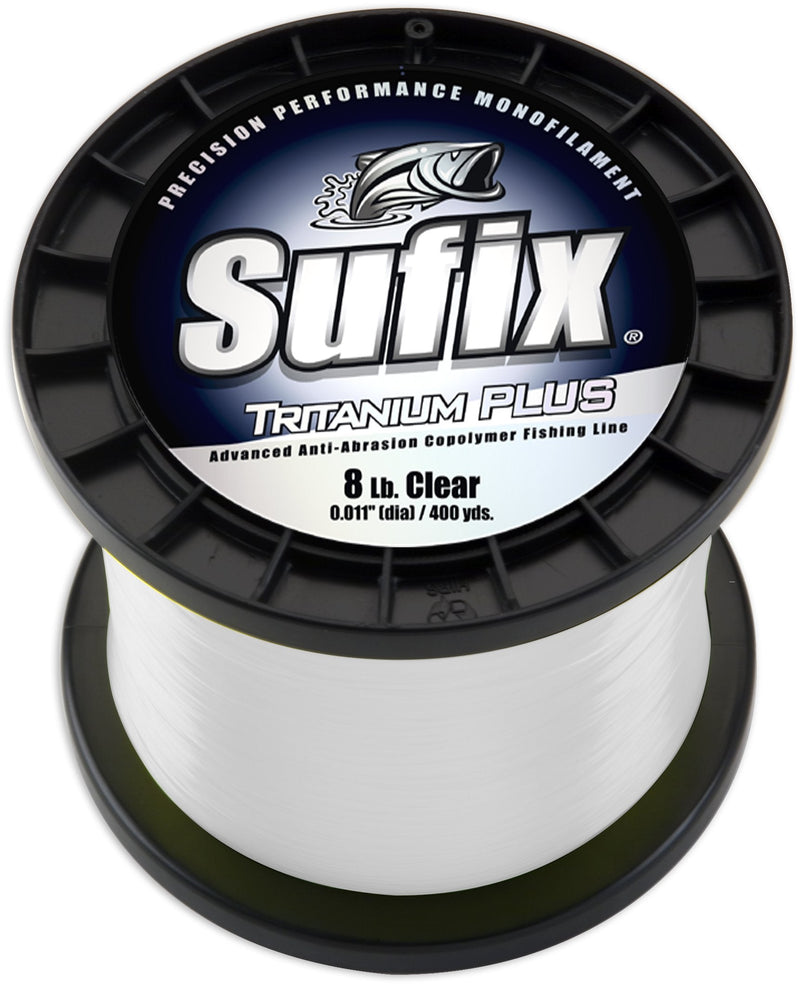 Sufix Tritanium Plus 1/4-Pound Spool Size Fishing Line (Clear, 25-Pound) - NewNest Australia