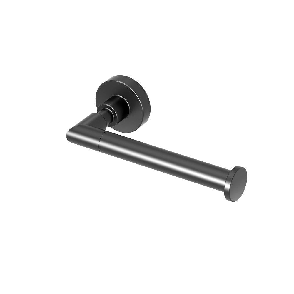 Gatco 5503 Studio Bathroom Single Post Toilet Paper Holder, Matte Black - NewNest Australia