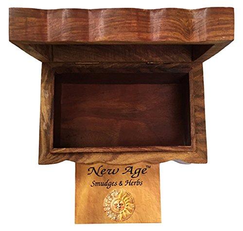 NewNest Australia - New Age Imports Tree of Life Wooden Box, 4 x 6-Inches 