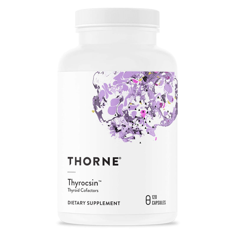 Thorne Thyrocsin - Thyroid Cofactors with Iodine - Supports Healthy Thyroid Function, T4 Hormone Levels, and Peripheral Conversion of T4 to T3 - Gluten-Free, Soy-Free, Dairy-Free - 120 Capsules - NewNest Australia