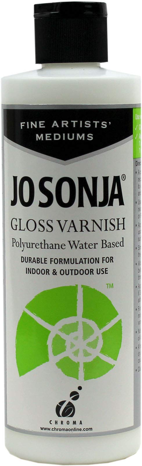 Jo Sonja Polyrethane Varnish Gloss - 8oz Bottle 8oz - Small - NewNest Australia