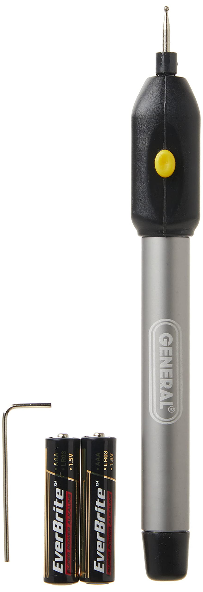General Tools Cordless Engraving Pen for Metal - Diamond Tip Etching Tool for Engraving Toys, Sporting Goods, & Glass Gifts - NewNest Australia