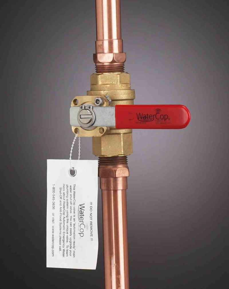 WaterCop Water Shut-Off Valve With Lever Handle for Rough In, Lead Free, 3/4 In. (WCMVLF-3/4) - NewNest Australia