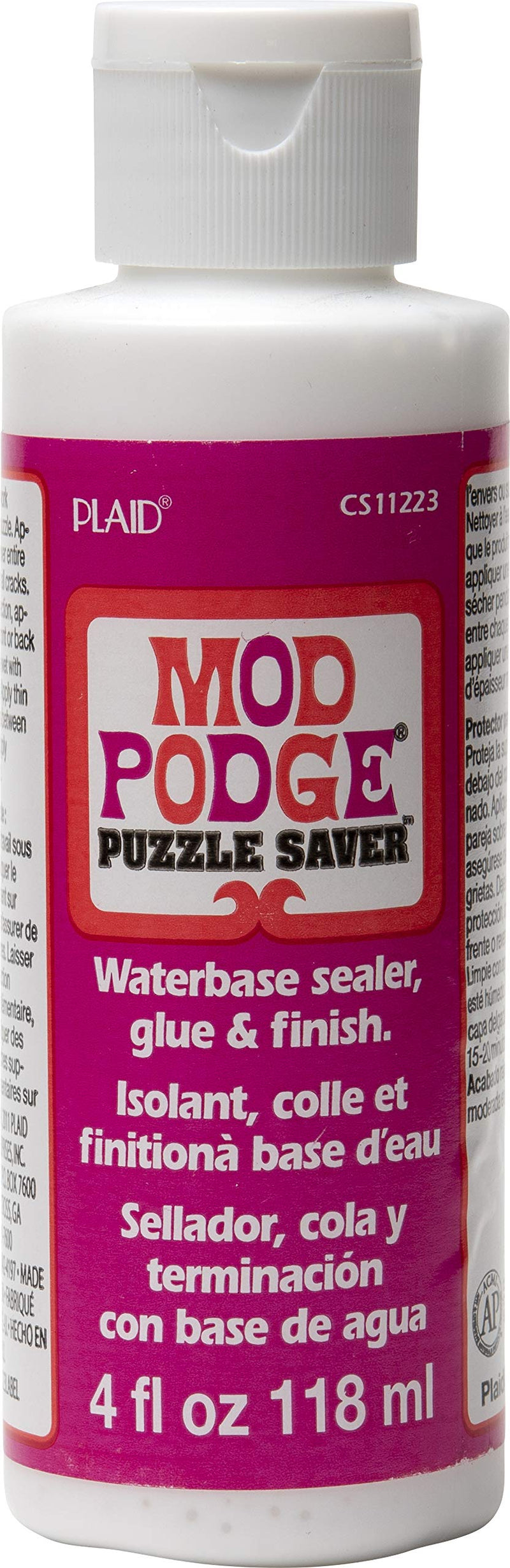 Mod Podge Puzzle Saver (4-Ounce), CS11223, 4 oz, 4 Fl Oz , White - NewNest Australia