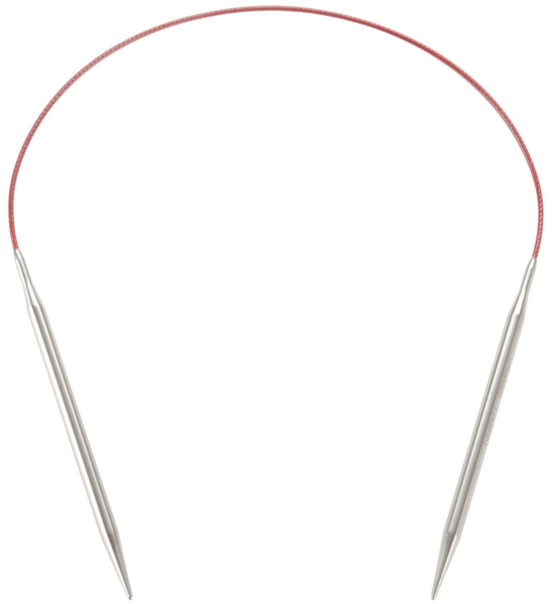 CHIAOGOO 7016-0 16-Inch Red Lace Stainless Steel Circular Knitting Needles, 0/2mm - NewNest Australia