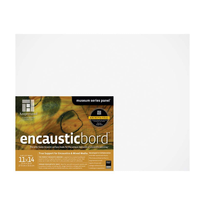 Ampersand Art Supply Wood Painting Panel: Museum Series Encausticbord, 11X14, 1/8 Inch Depth - NewNest Australia