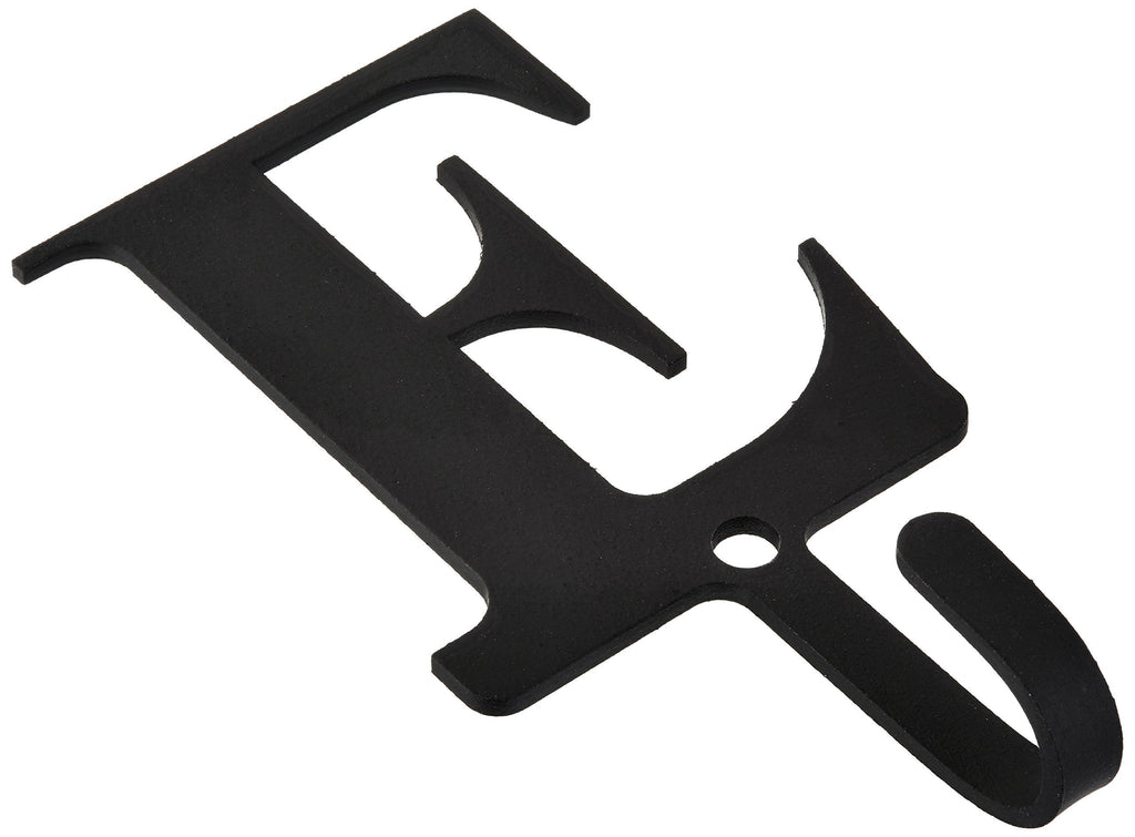 NewNest Australia - 3.63 Inch Letter E Wall Hook Small 