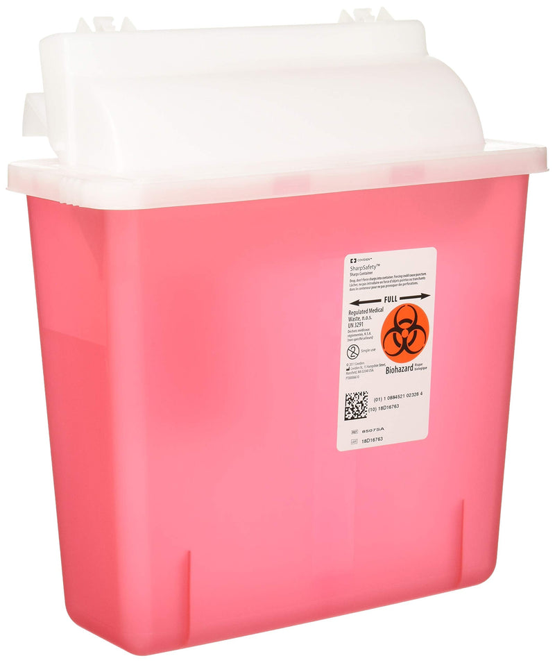 8507SA- Container Sharpstar In-Room Mailbox Lid Red 5qt Ea by, Kendall Company Pink - NewNest Australia