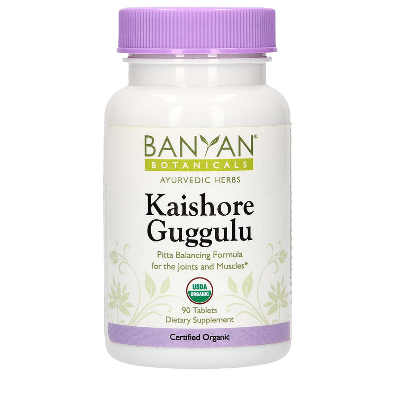 Banyan Botanicals Kaishore Guggulu - Certified Organic, 90 Tablets - Pitta Balancing Formula for The Joints and Muscles - NewNest Australia