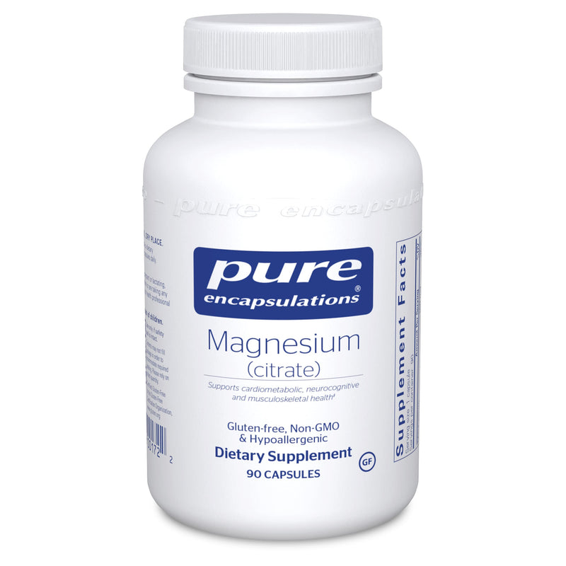 Pure Encapsulations Magnesium (Citrate) | Supplement for Sleep, Heart Health, Muscles, and Metabolism* | 90 Capsules 90 Count (Pack of 1) - NewNest Australia